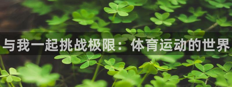 J9官网下载招商电话号码：与我一起挑战极限：体育运动